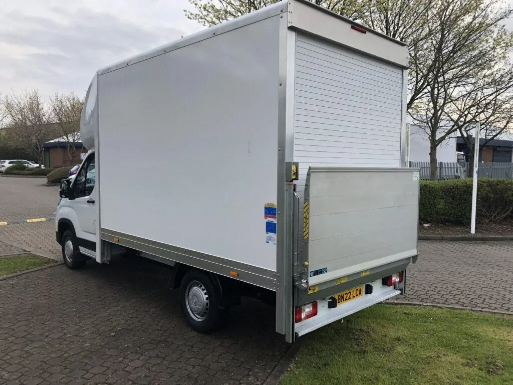 A removal van loaded for a smaller move